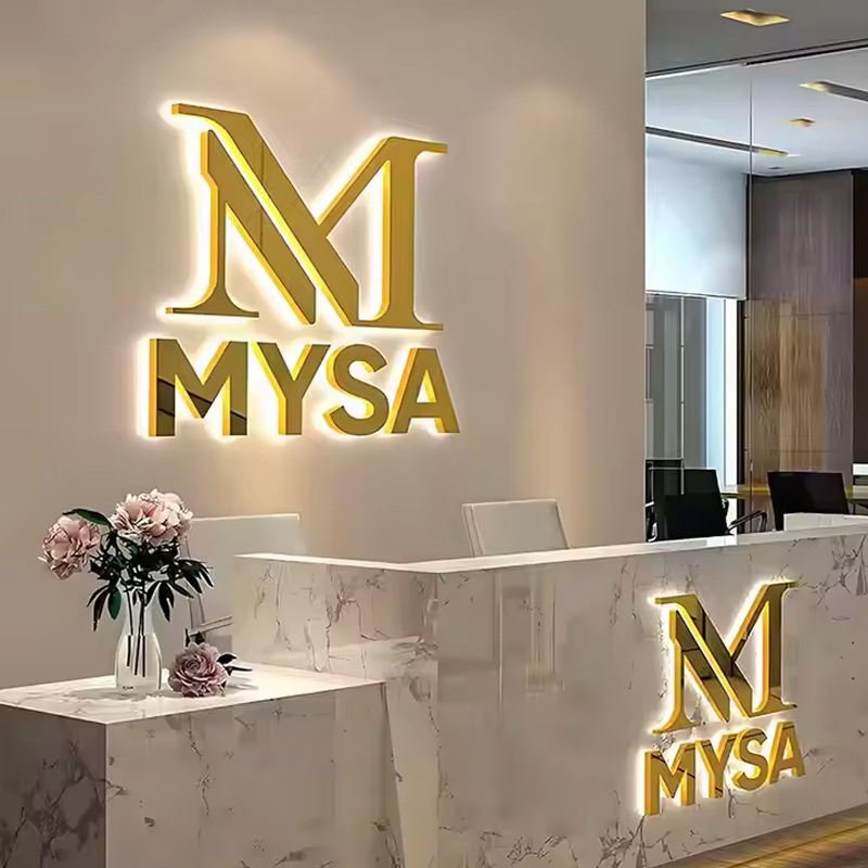 stainless steel signage